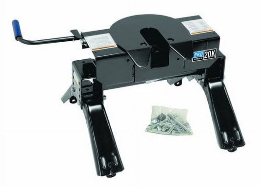 (2 Boxes-30118+30727)Pro Series 20K 5Th Wheel Hitch(30124 Or 30035 Rail Sold Separately) Replacement Auto Part; Easy to Install