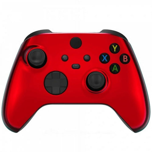 "Chrome Red" Xbox One X UN-MODDED Custom Controller Unique Design (with 3.5 jack)